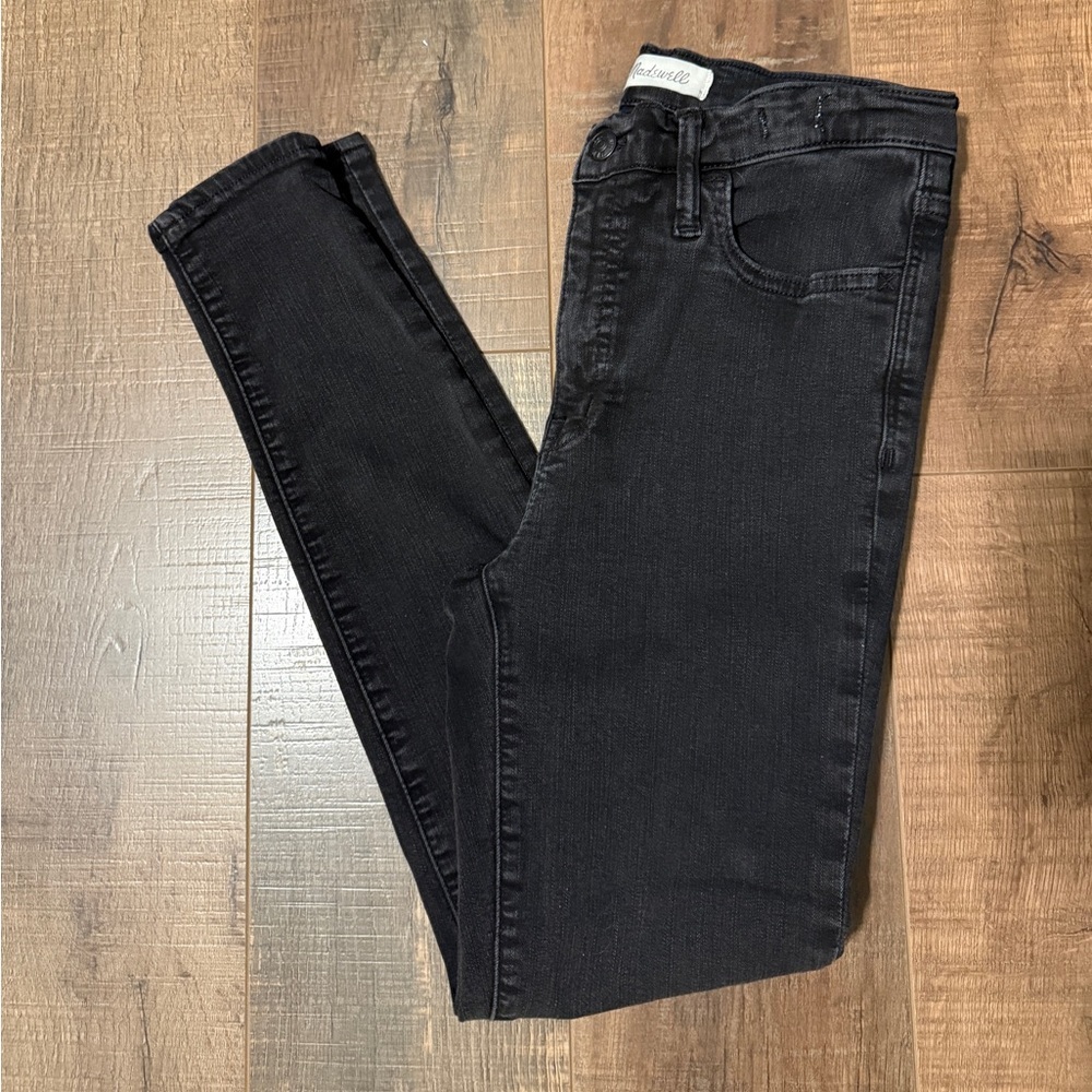 Madewell Women's Dark‎ Charcoal Skinny Jeans